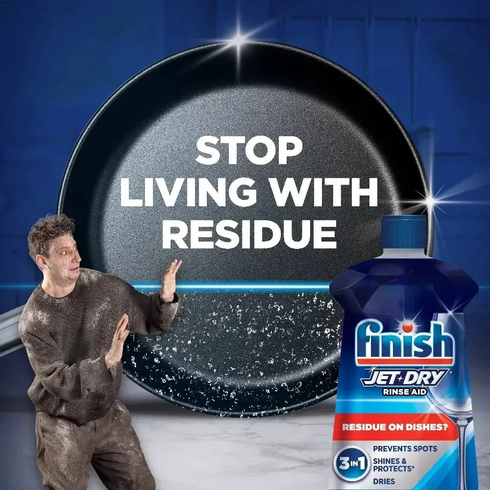 Dishwasher Rinse Aid | Spot Free Formula | Glass Protection | 8.45 Oz Bottle
