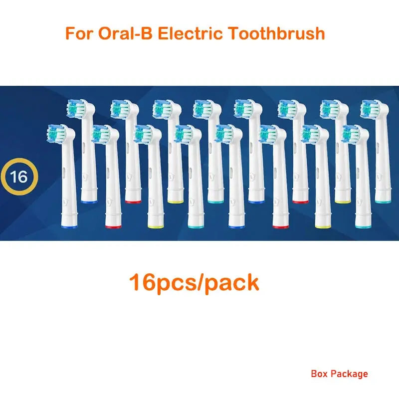 Replacement Toothbrush Heads For Oral-B Braun Electric Precision Clean Brush Heads Refill for 7000/Pro 1000/9600/ 5000/3000/8000 from PriceLows™