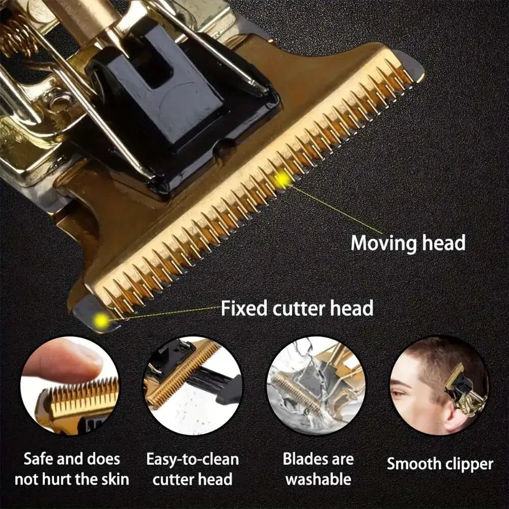 Hair Clipper | LCD Display | USB Rechargeable | 4 Guide Combs Included