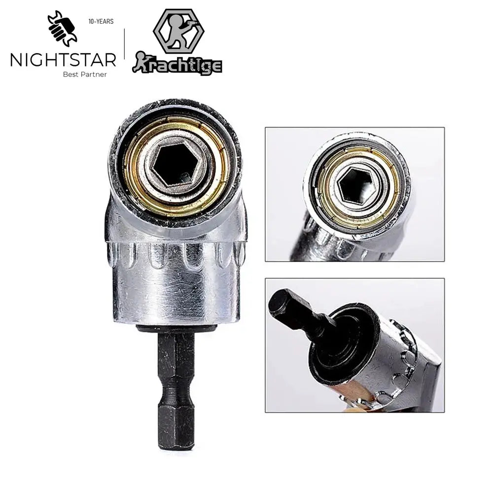 105 Degrees Angle Driver Screwdriver Socket Holder Adaptor 1/4" Extension Hex Drill Bit Adjustable Hex Drill Bit Tools from PriceLows™
