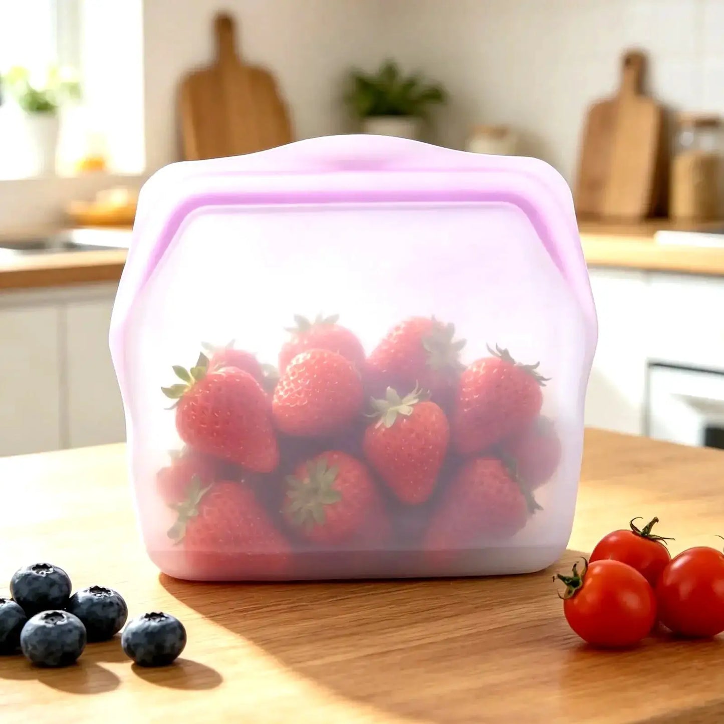 Silicone Food Storage Bags | Airtight Seal | Reusable | Multiple Sizes