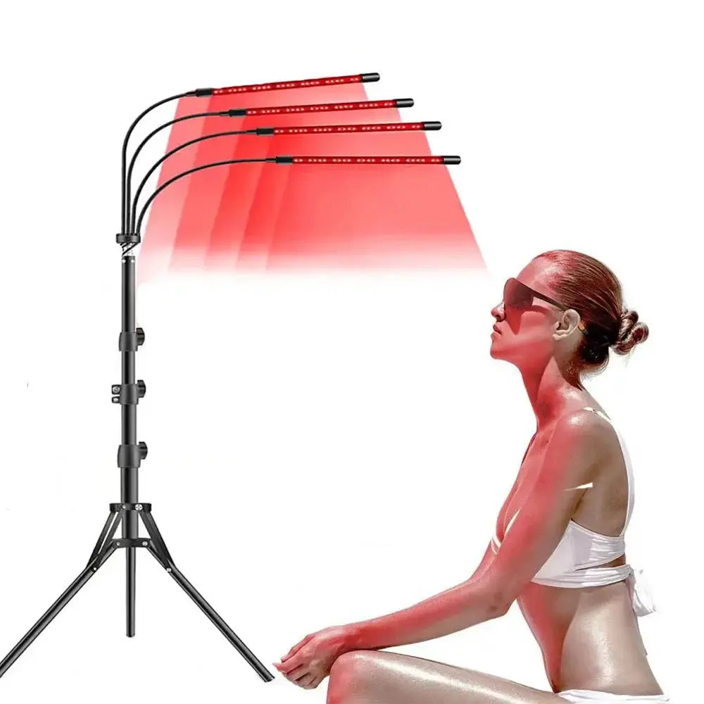 Led Beauty Lamp With Tripod | 5v USB Timer | Red Light Therapy
