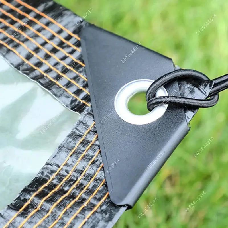 Clear Waterproof PE Tarpaulin | Reinforced Edges | High Transparency