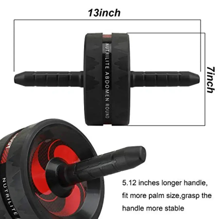 Abdominal Roller | Padded Handles | Core Strength Trainer | Single Wheel