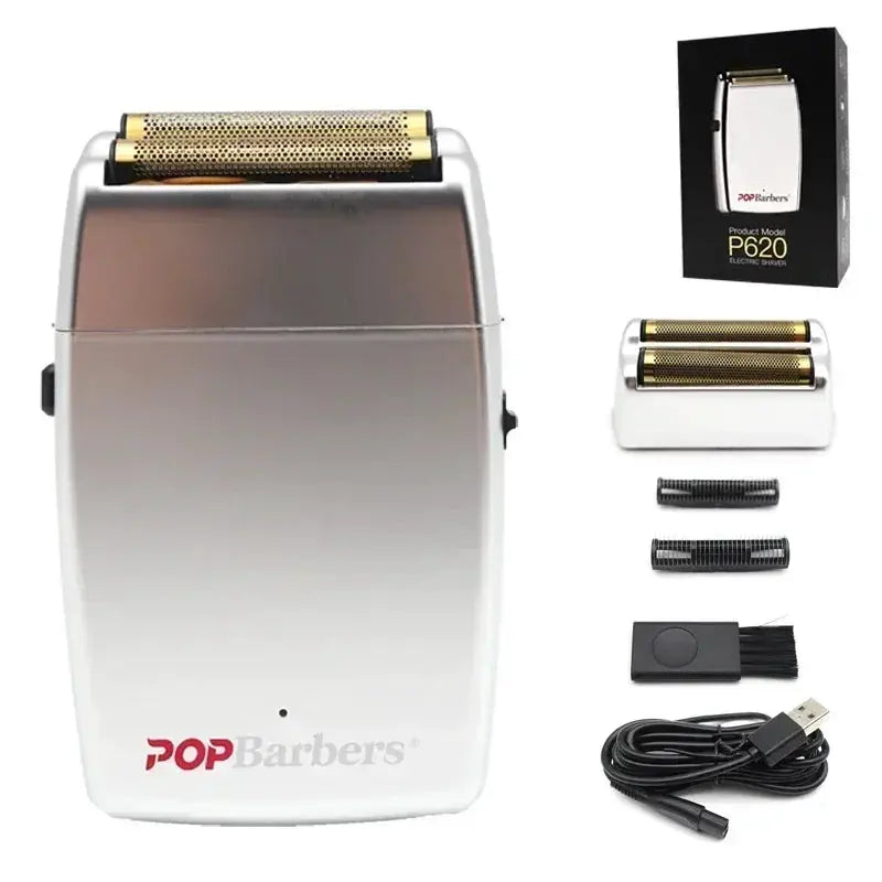 Beard Trimmer | 11000 RPM | USB Rechargeable Lithium 1400mAh | POP Barbers P620