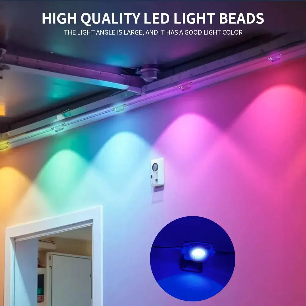 Permanent Outdoor Lights 150FT 90LEDs Smart RGBIC Eaves Lights Scene Modes IP67 Waterproof for Halloween Christmas Decorations from PriceLows™