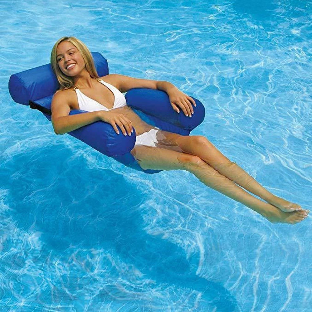 Pool Float | Inflatable Hammock Lounge | Summer Water Mat | One Size