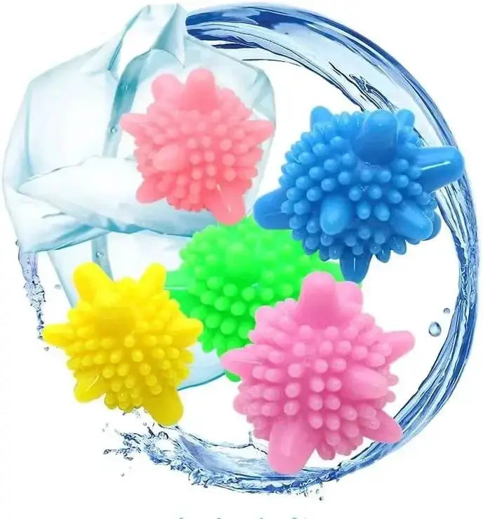 5Pc Anti-Tangle Hair Lint Remover Washing Machine Cleaning Ball Household Supplies Random Color Decontamination Laundry Ball from PriceLows™