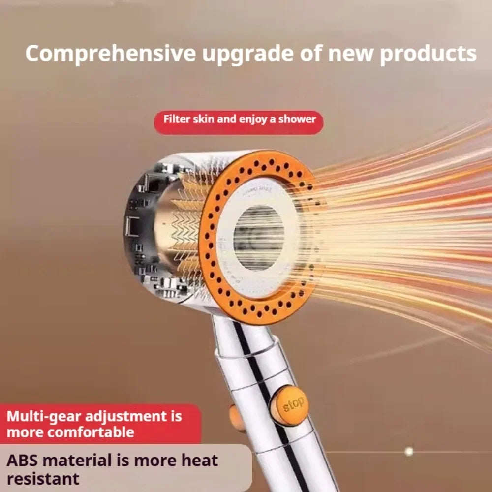 Shower Head | 5 Spray Modes | High Pressure | ABS Plastic