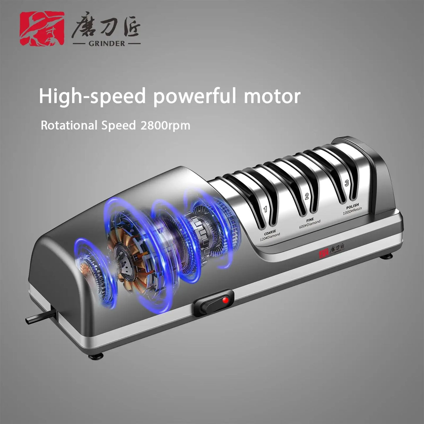 Electric Tool Sharpener | Three-Speed | 15 Degree Sharpening | TG2403