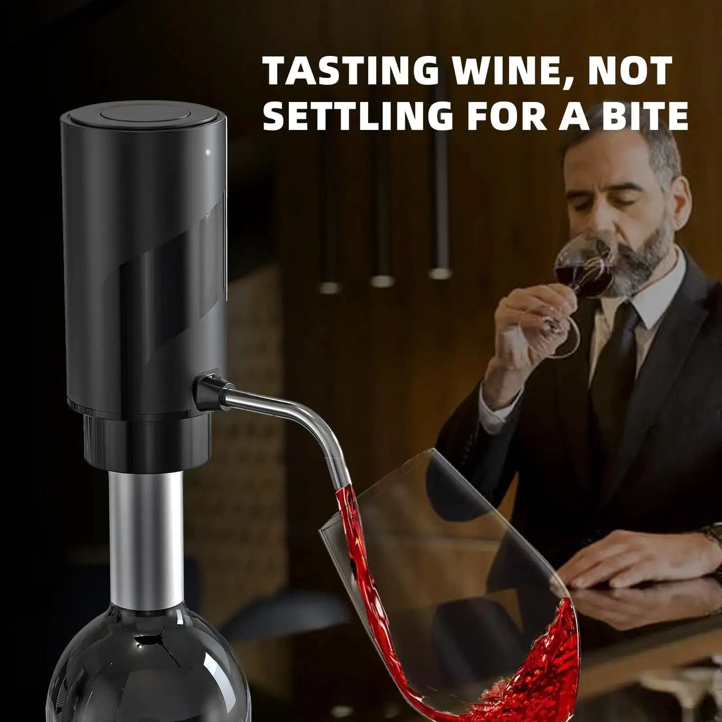 Rechargeable Electric Wine Aerator Dispenser Automatic Wine Decanter Intelligent Electric Wine Dispenser Party Kitchen Tool Gift from PriceLows™