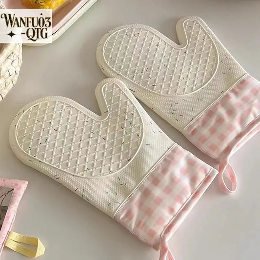 Silicone Oven Mitts | Heat Resistant | Thickened Silicone