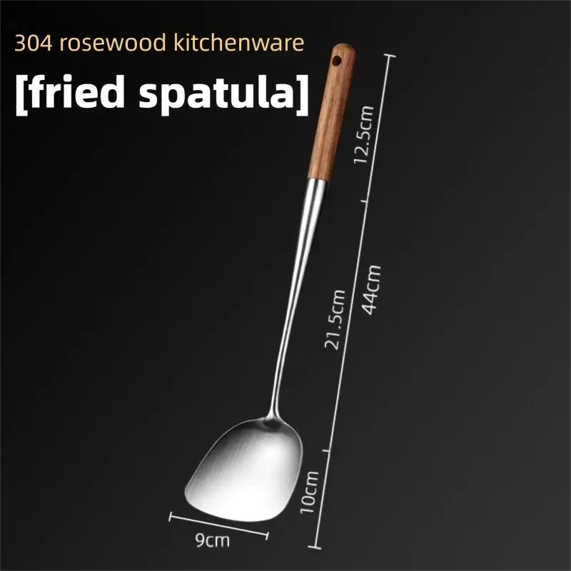 Kitchen Utensils Wok Spatula Iron and Ladle Tool Set Spatula for Stainless Steel Cooking Equpment Kitchen Accessories Essentials from PriceLows™