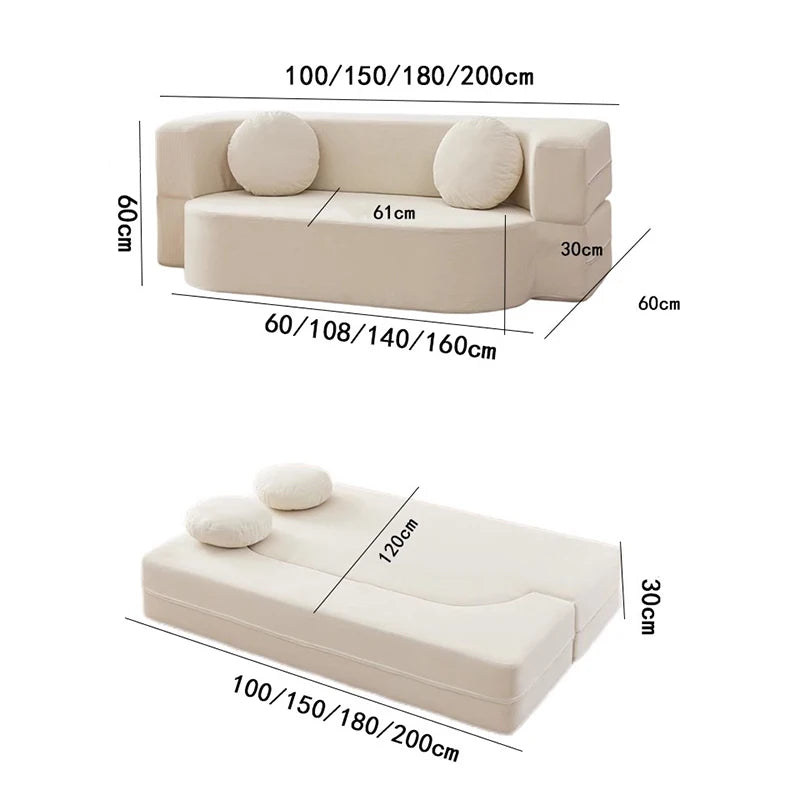 Modular Sofa | Retro Glam Style | Single Configuration | Single Piece