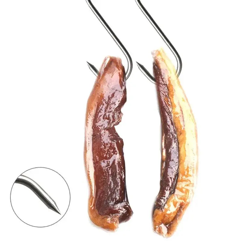 Stainless Steel S-hook With Pointed Tip Meat Hanger Hook Baking Tools for Butcher Shop Kitchen Hooks Home Storage Organization from PriceLows™