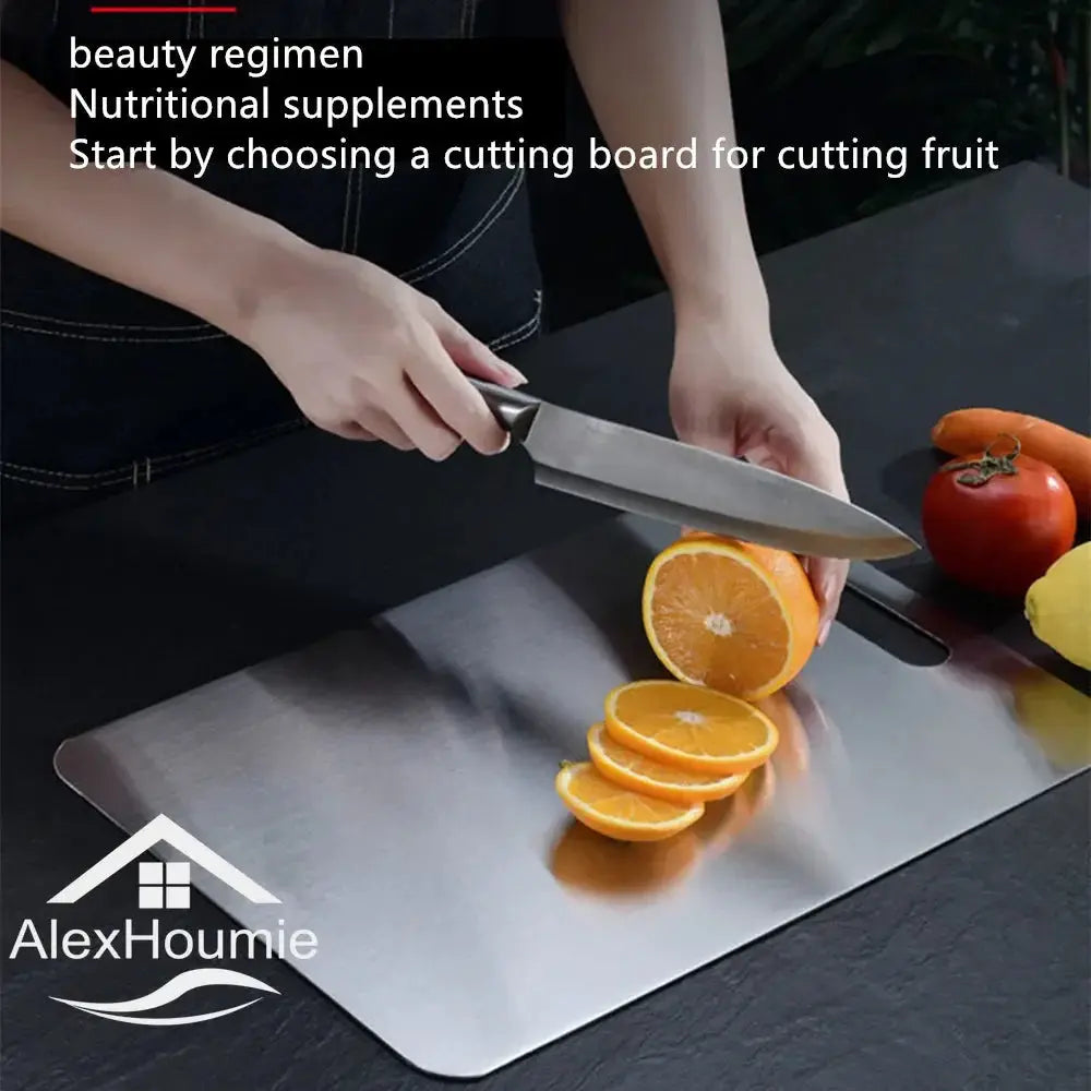 Stainless Steel Cutting Board | Rectangular Shape | Multipurpose Design
