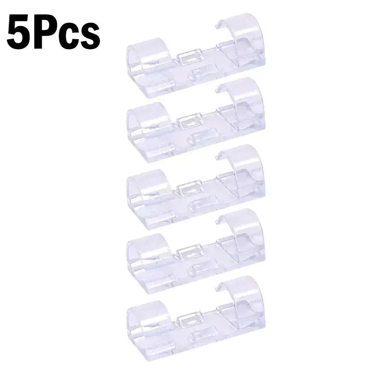 1-60Pcs Drop Self-adhesive Wire Organizer Line Cable Clip Buckle Clips Fastener Holder For Car Line PC TV Ethernet Cable Clip from PriceLows™