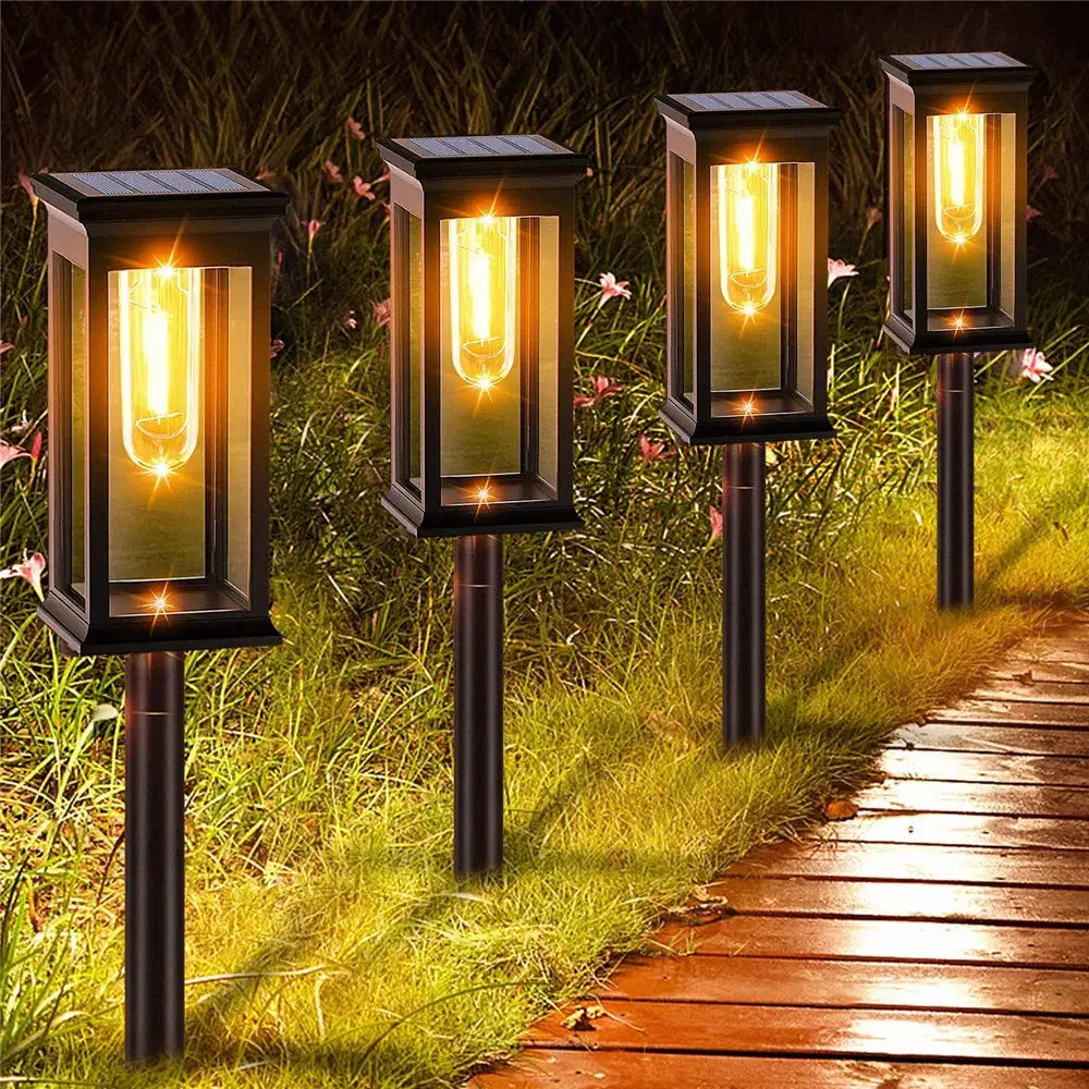 Solar Pathway Lights Outdoor Outdoor Waterproof IP65 Garden Lights for Walkway Yard Backyard Lawn Landscape Lighting Decorative from PriceLows™
