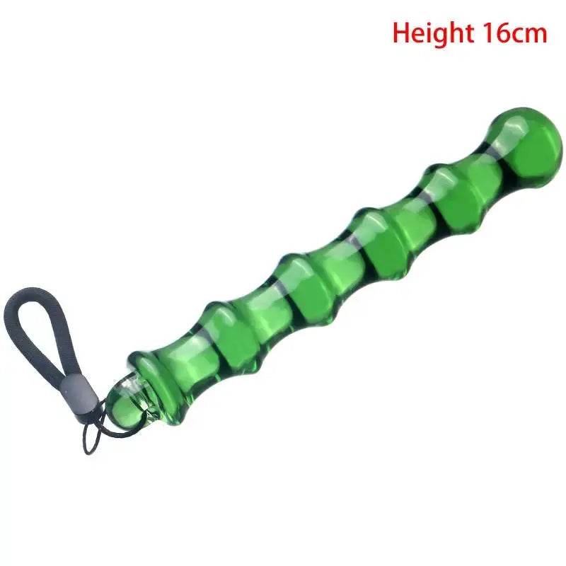 Man Massage Stick | Smooth Design | Green Transparent | 1 Piece