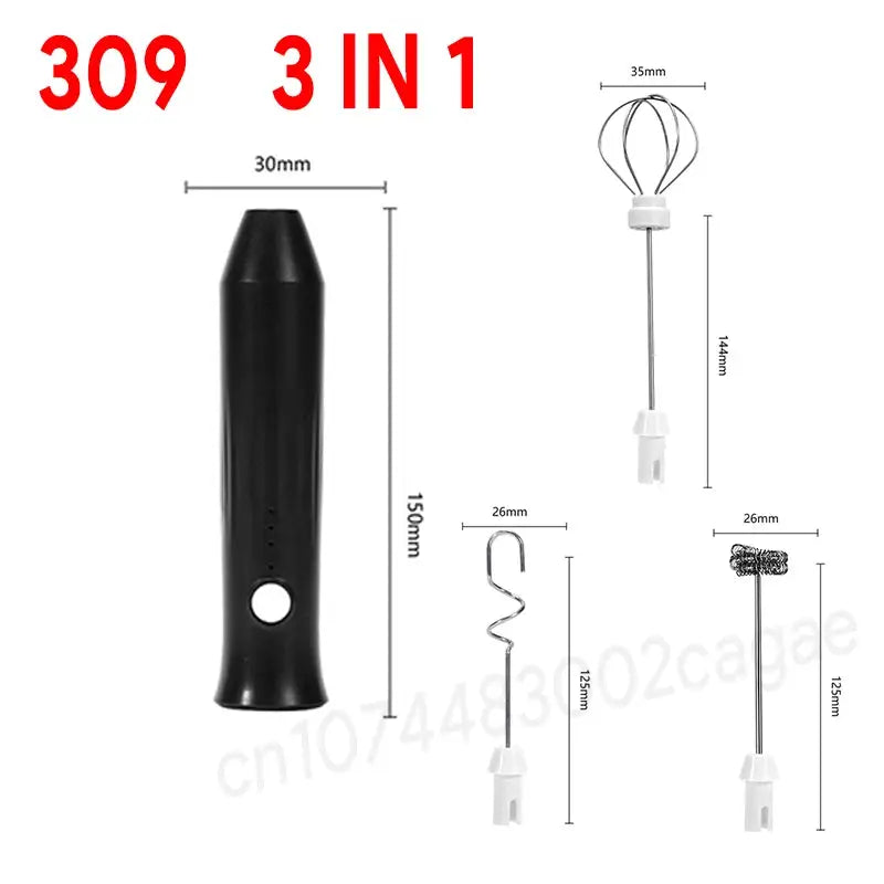 Electric Milk Frother | 2 In 1 | TypeC Charging | 3 Speeds
