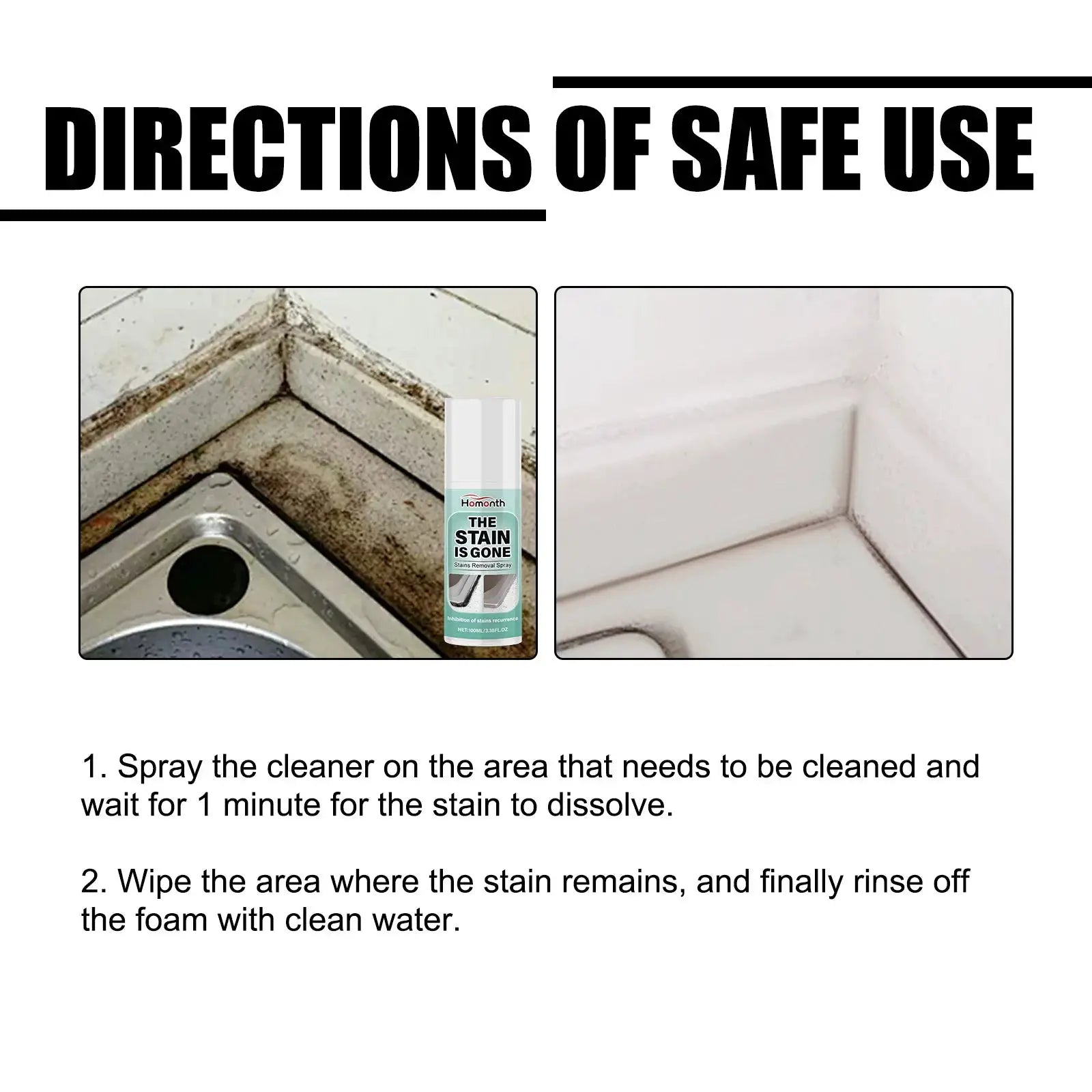 RV decontamination spray, decontamination and brightening car interior dirt cleaning multi-functional cleaning spray from PriceLows™