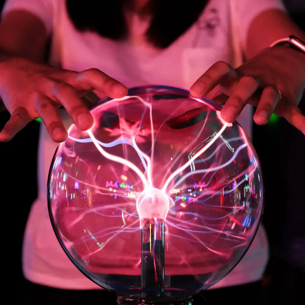 3/6/8 Inch Novelty Magic Crystal Plasma Ball Touch Lamp LED Atmosphere Night Light Kids Gift Birthday Christmas Plasma Lamp from PriceLows™