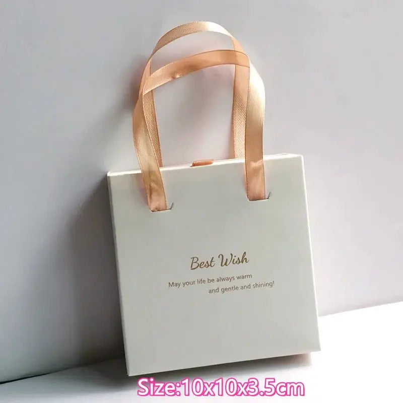 Paper Pull-Out Drawer Jewelry Box Handheld Jewelry Packaging Box Wearing Armor Ring Earring Necklace Storage Gift Box from PriceLows™