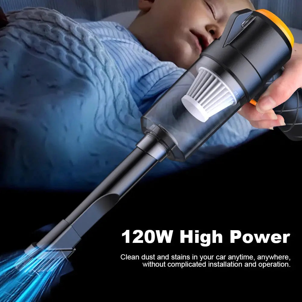 6 In 1 Blowing Suction Car Cleaner Type-C Rechargeable Electric Powerful Cleaner Multifunctional for Car Home Keyboard Cleaning from PriceLows™