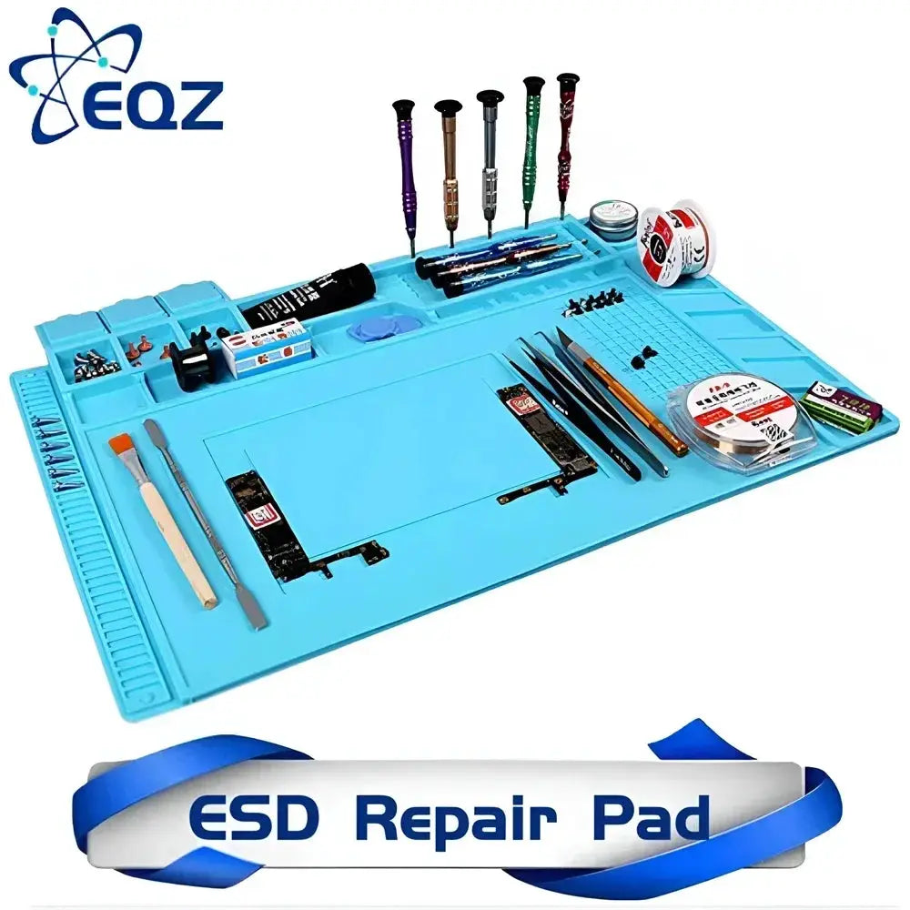 Magnetic Mat Silicone Repair Mat Circuit Board Soldering Pad Heat Resistant 932°F Anti-Static for ESD Iron Phone Repair from PriceLows™