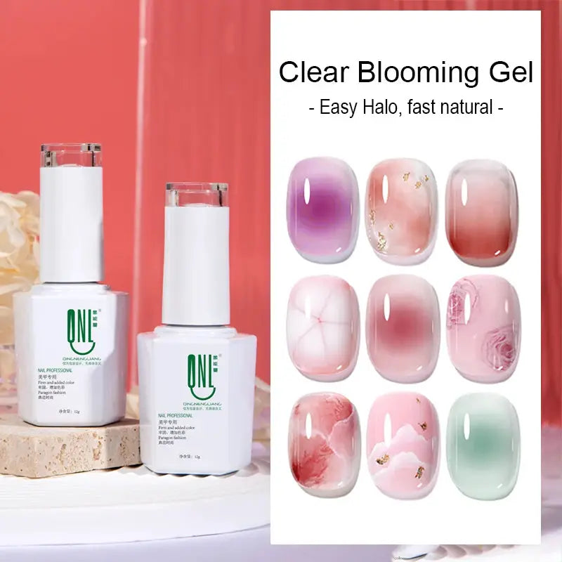 Clear Blooming Gel Polish 12ml Transparent Blossom Nail Polish LED Soak Off Nail Art Smook Effect Flower Gel Polish DIY Design from PriceLows™