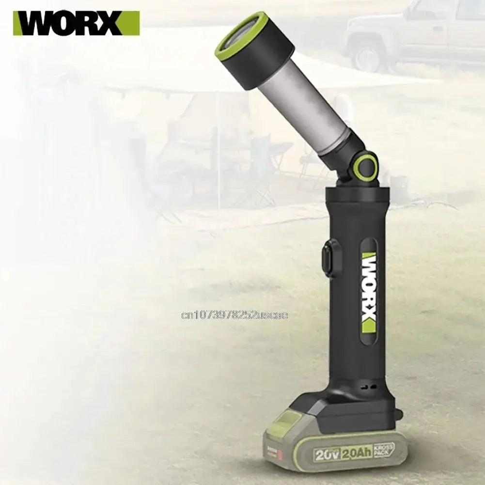 WORX WU010 Multi-function Flashlight Outdoor Portable LED Light Universal Wide Interface Univeral 20V Green Battery Platform from PriceLows™