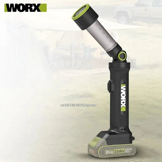 WORX WU010 Multi-function Flashlight Outdoor Portable LED Light Universal Wide Interface Univeral 20V Green Battery Platform from PriceLows™