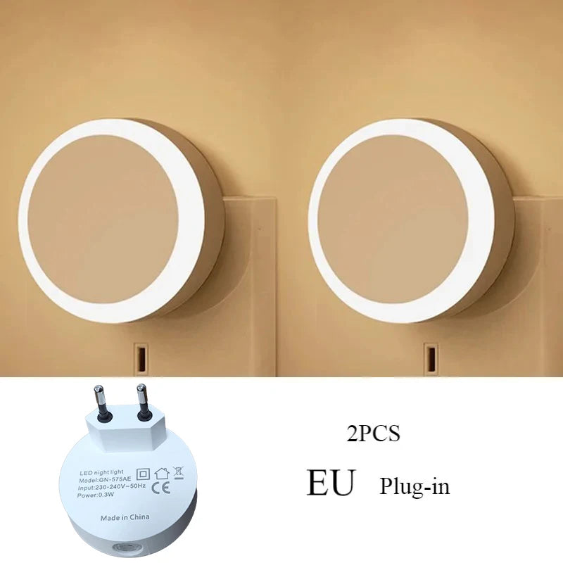 LED Night Light | Light Sensor | EU US Plug | 10cm
