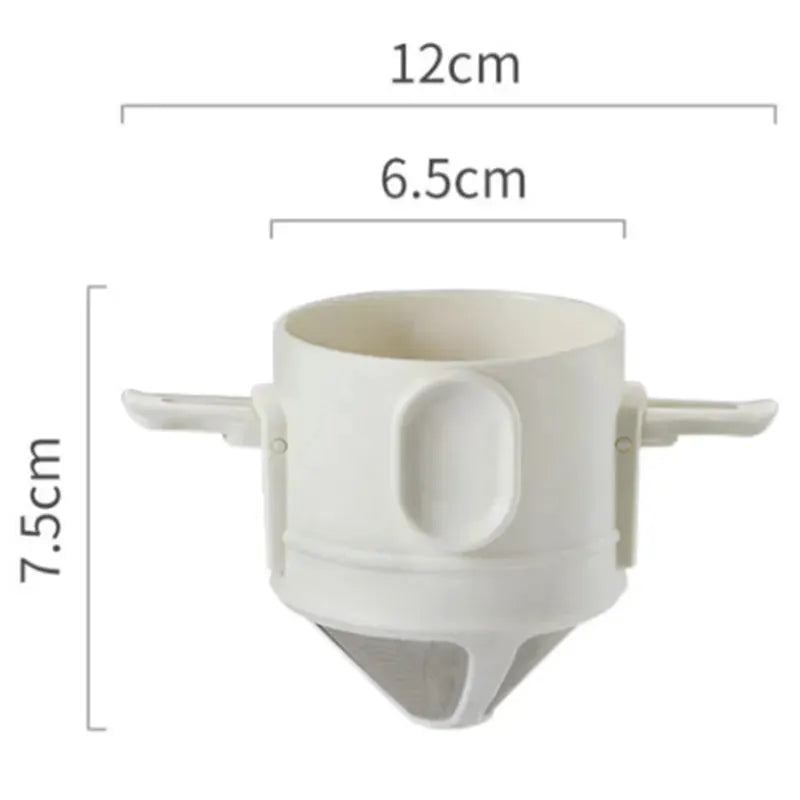 304 Stainless Steel Portable Coffee Filter Drip Coffee Tea Holder Reusable Mug Coffee Dripper Tea Cup Set Coffee Pot Coffeeware from PriceLows™