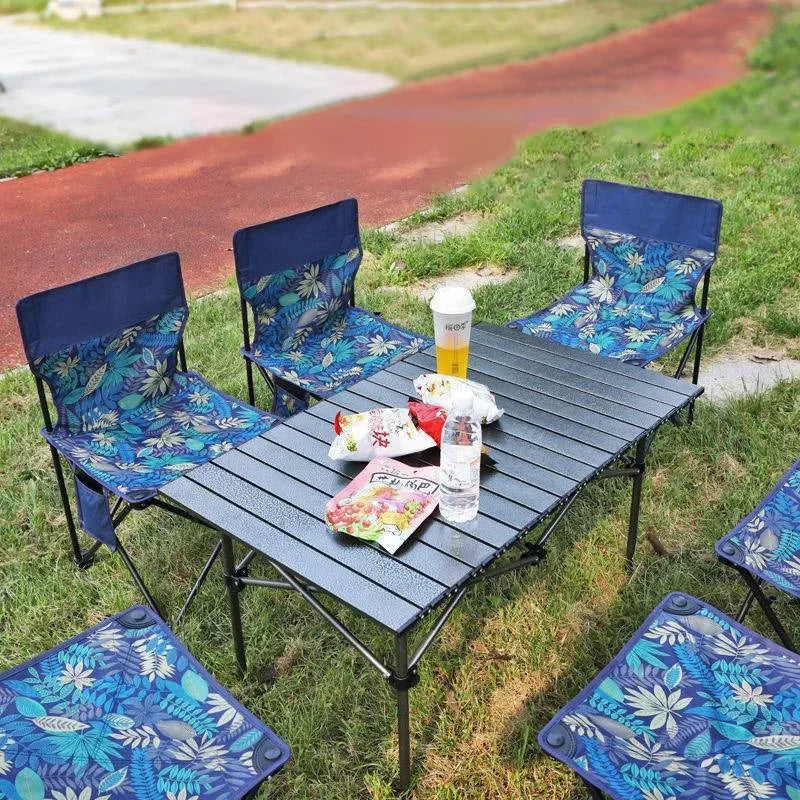 Outdoor Folding Chair | Storage Bag | Lightweight Metal Frame | One Size