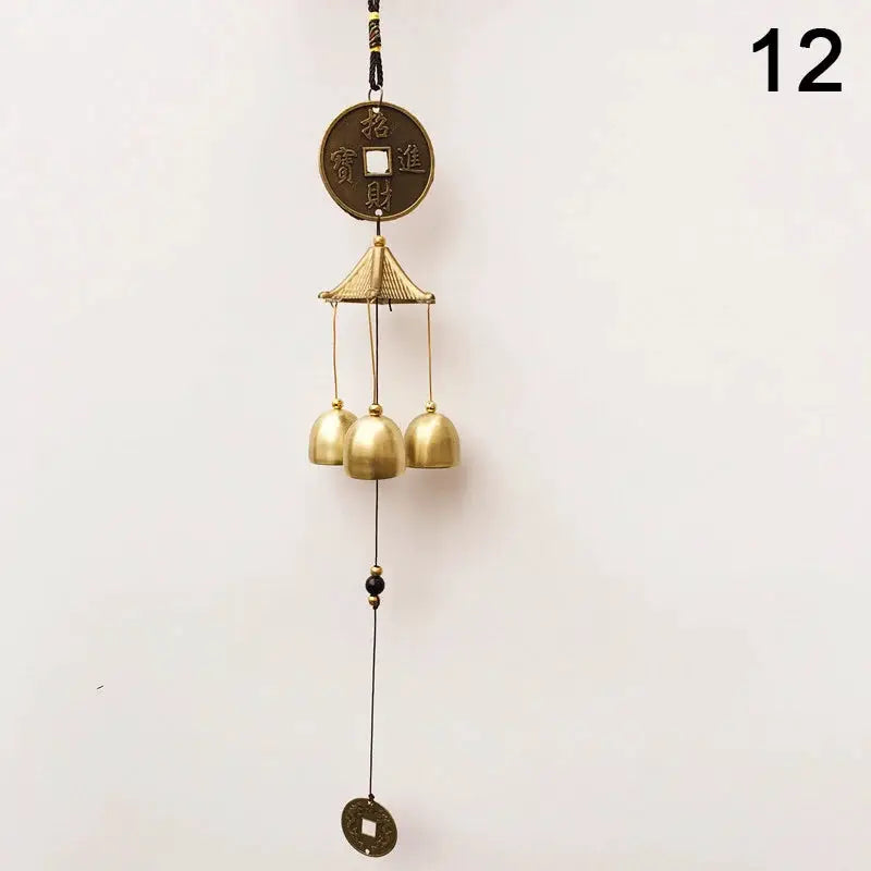 Antique Wind Chime Copper Yard Garden Outdoor Living Decoration Metal Wind Chime from PriceLows™