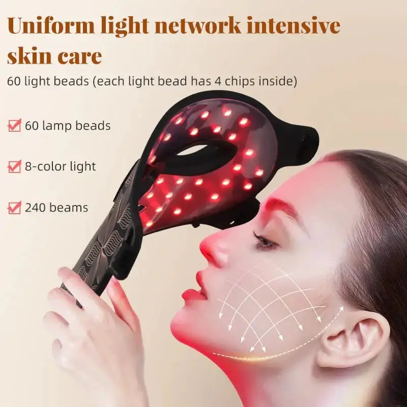Ubilli Silicone Led Face Mask 8 Colors Red Light Therapy Infrared Flexible Soft Mask Led Therapy Anti Aging Advanced Photon Mask from PriceLows™