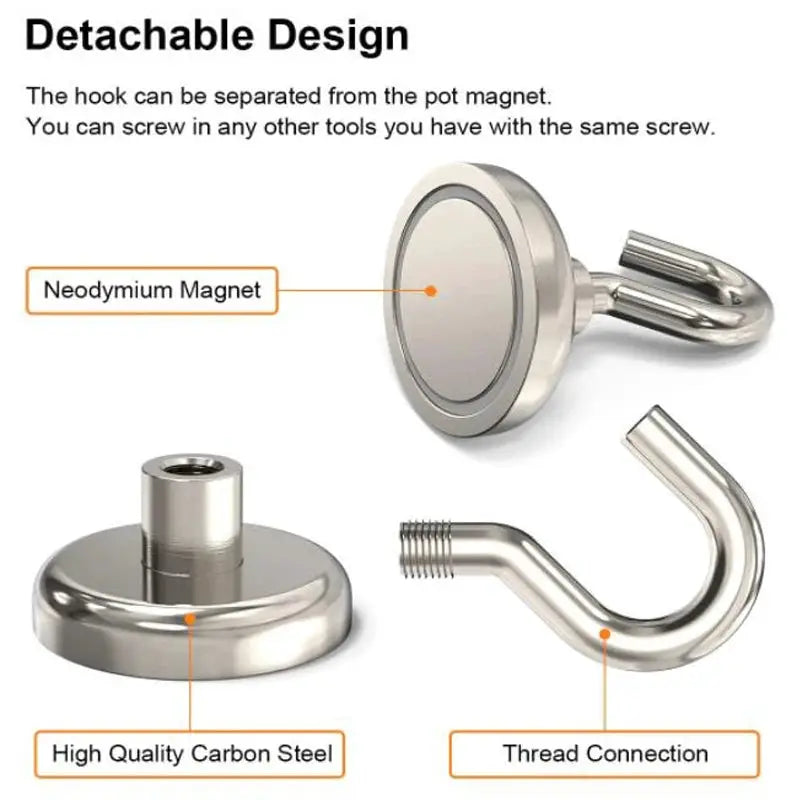 1-40PCS Strong Magnetic Hooks Multi-Purpose Storage Hooks Home Kitchen Bar Storage Hooks Key Storage Hooks Bathroom Hangers from PriceLows™