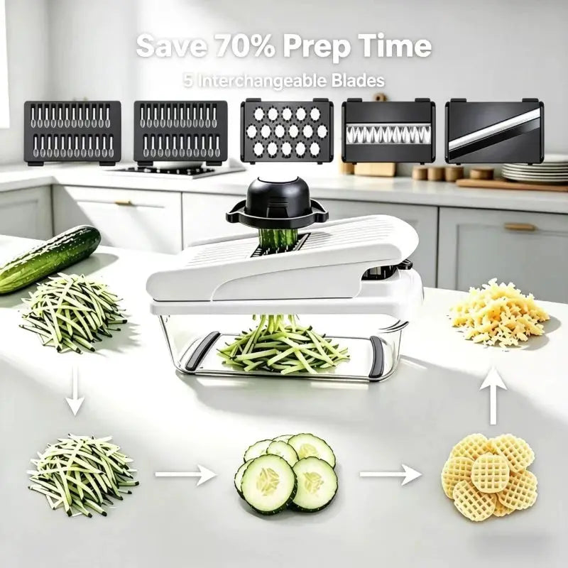 Multifunctional Vegetable Chopper | 15-in-1 | Slicer and Cutter