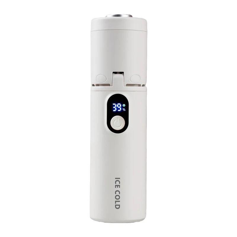 Portable Handheld Fan | USB Rechargeable | Foldable | Digital Display
