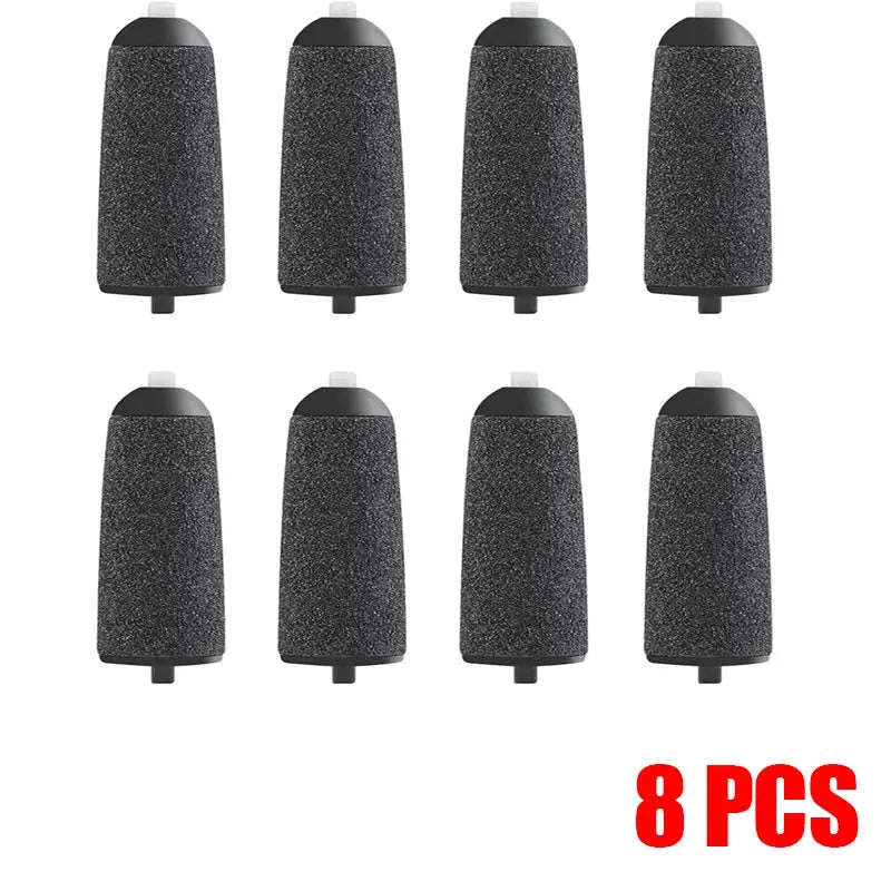 8Pcs Roller Wheels Foot Scrub Head Pedicure Tools Refill File Replacement Heads Rollers Replaceable Roller Foot from PriceLows™