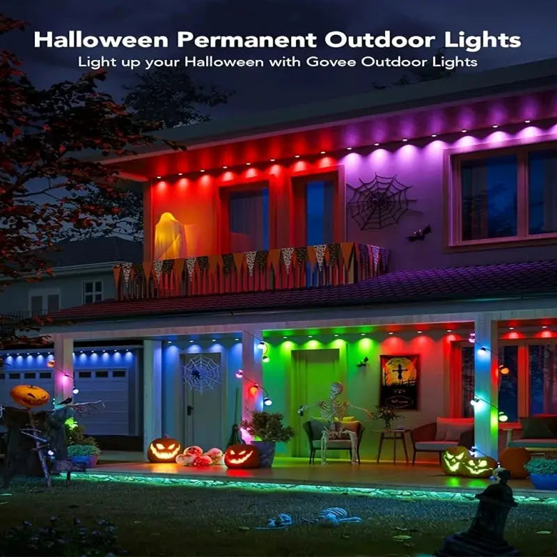 300FT 180LED Permanent Eaves LED Lights Outdoor Waterproof RGB String Lights DIY Scene Christmas Birthday Holiday Party Lighting from PriceLows™