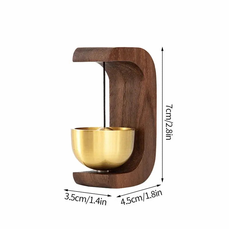 Wooden Door Bell Japanese Wind Chime Door Chime Room Decor Home Front Doorbell Landscape Bell Shopkeeper Remind Bell 풍경 from PriceLows™