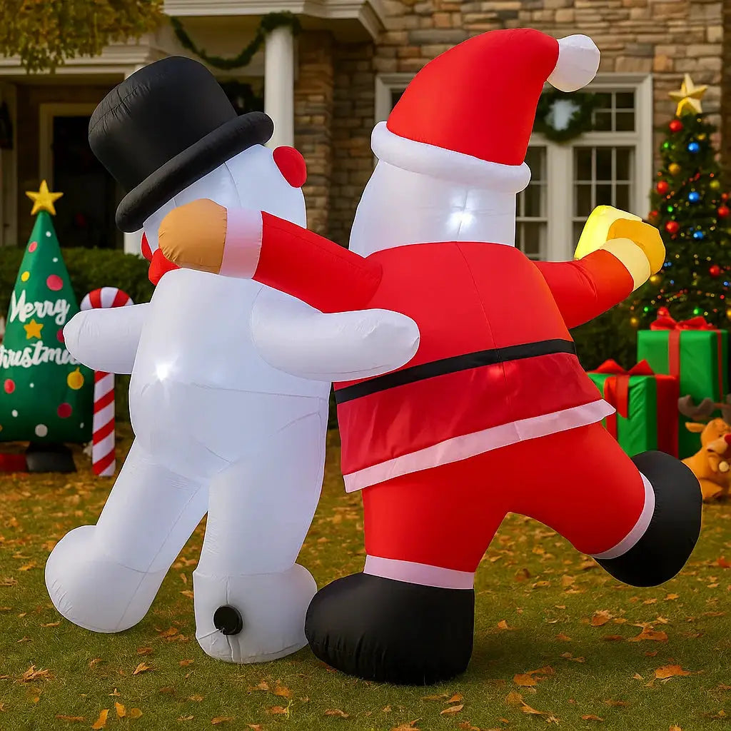 Christmas Yard Inflatables | LED Outdoor Lighting | 12 V DC Powered | 5.9 Ft