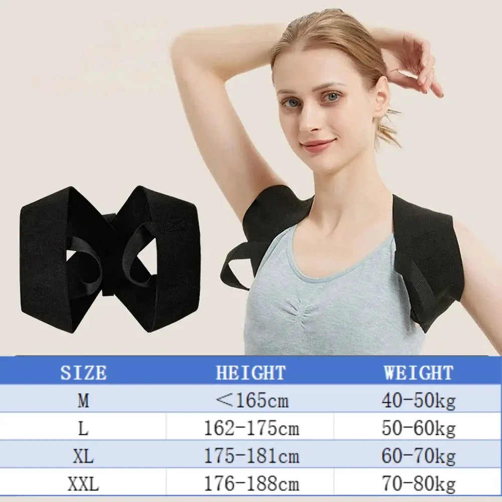 Back Brace | Adjustable Posture Support | For Women and Men