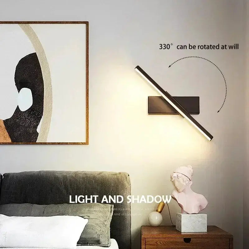 LED Wall Light | Rotatable | Aluminum Body | Black, White from PriceLows™