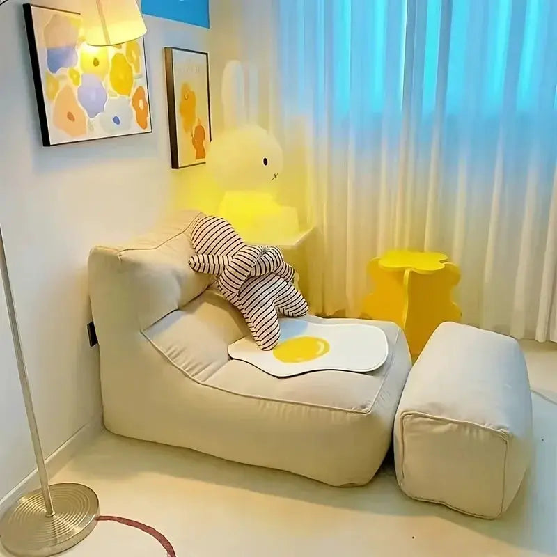 Lazy sofa, bean bag tatami, single balcony, leisure armchair, bedroom room, small sofa, lounge chair, internet famous sofa from PriceLows™