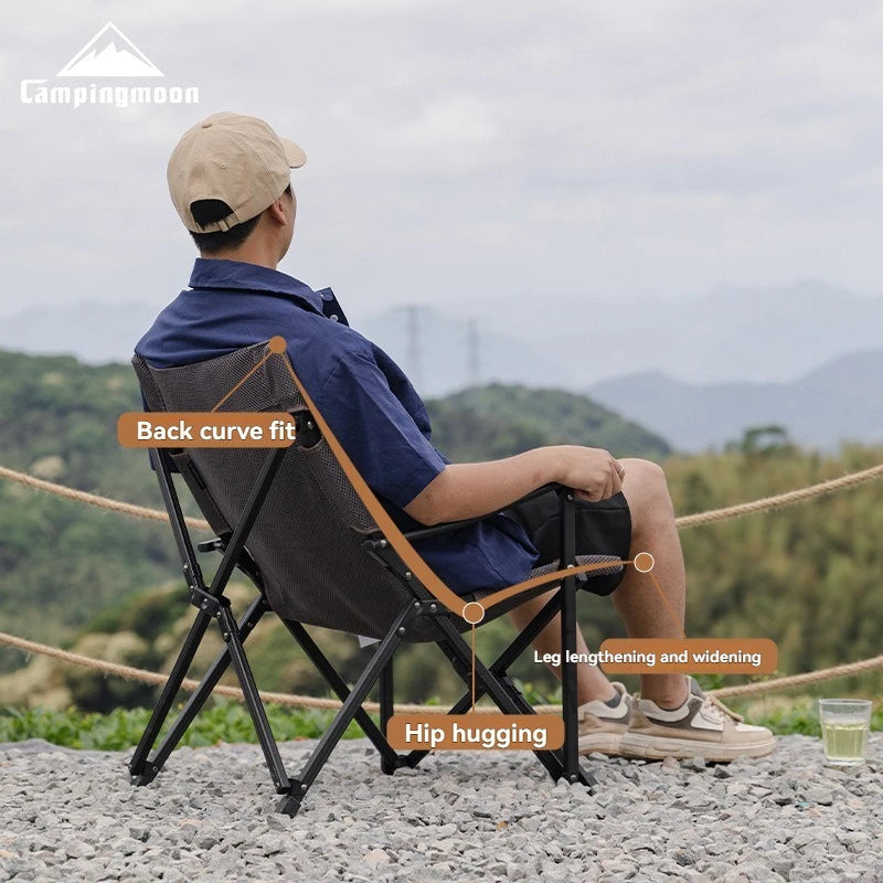 Camping Chair | Aluminum Mesh Seat | Foldable Outdoor | One Size