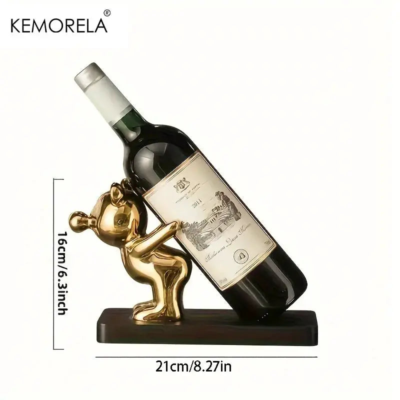 1/2 PCS Creative Wine Rack Ceramic Cartoon Decoration Living Room Home Decoration Cute Storage Rack Home Kitchen Bar Decoration from PriceLows™