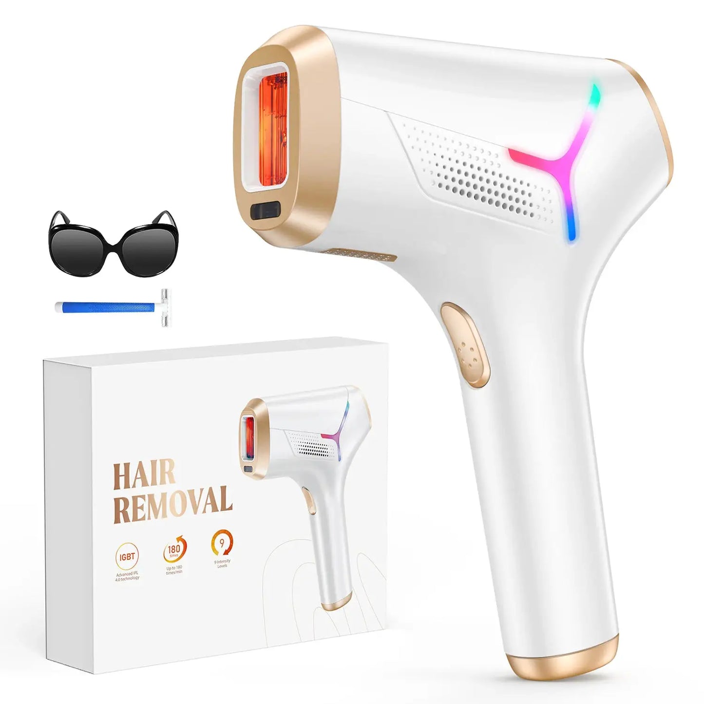 Totmizby IPL Hair Removal | 990,000 Flashes | Body and Face | Painless Permanent